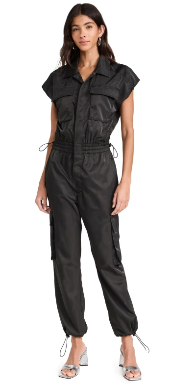 Pistola Denim Jade Jumpsuit Black