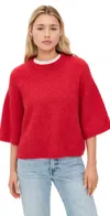 Pistola Denim Micah Sweater Ruby In Ruby