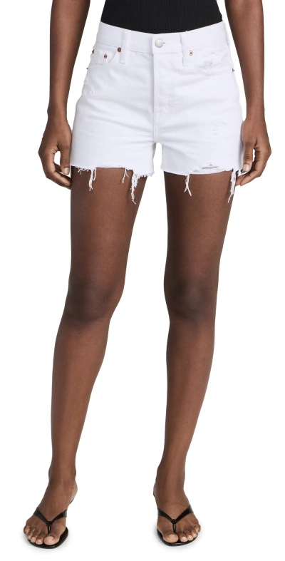 Pistola Denim Nova Shorts White Vintage