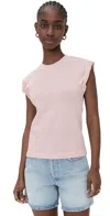 Pistola Denim Olivia Tee White Ruby Stripe In White Ruby Stripe