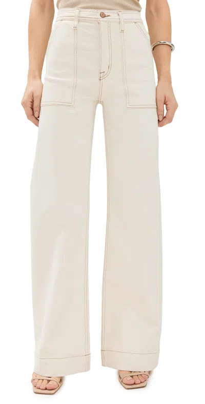 Pistola Denim Penny Utility Pants Ecru