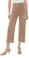 Pistola Denim Petite Penny Crop Jeans Cashew In Cashew