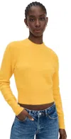 Pistola Denim Sara Pullover Citron In Yellow