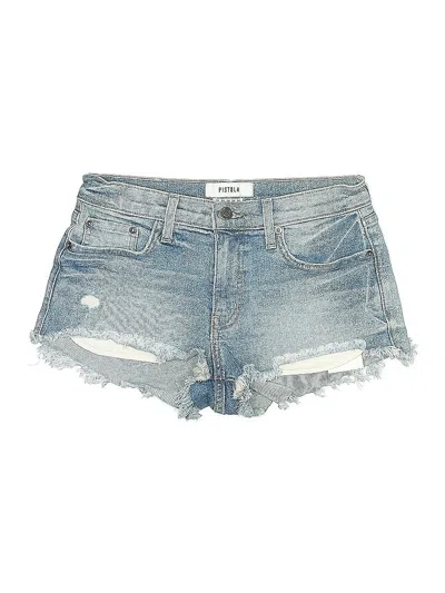 Pre-owned Pistola Denim Shorts In Blue