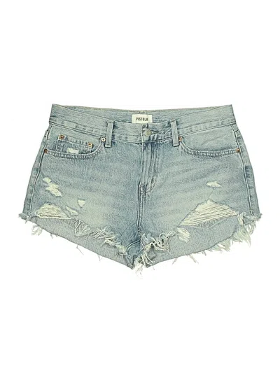 Pre-owned Pistola Denim Shorts In Blue