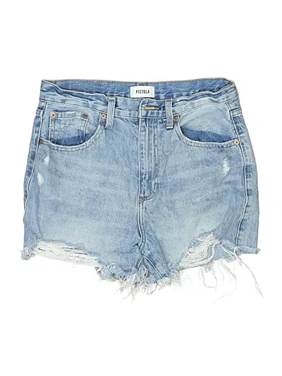 Pre-owned Pistola Denim Shorts In Blue