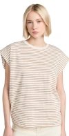 Pistola Denim Trina Tee Sable Stripe In Sable Stripe