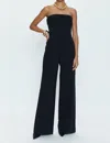 Pistola Denim Valentina Polished Jumpsuit In Black In Black