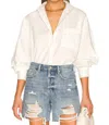 Pistola Devin Denim Shorts In Lucca Distressed