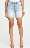 Pistola Bobbie Crossover High Rise Denim Short In Collins In Multi