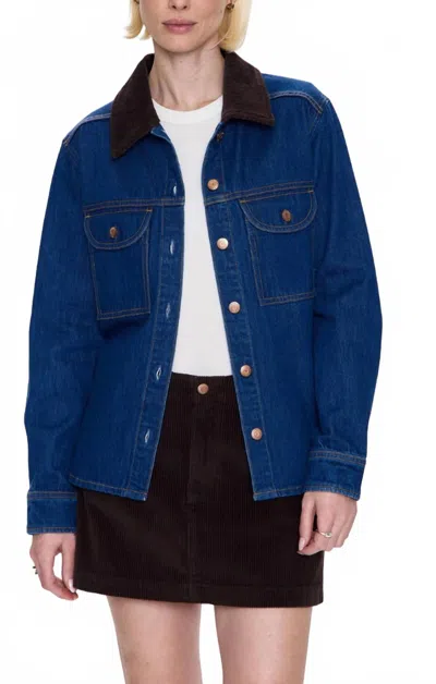 Pistola Devon Relaxed Shacket In Infinity Wash In Multi | ModeSens