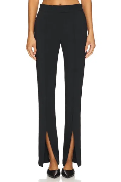 Pistola Diana Front Slit Tailored Trouser In Black