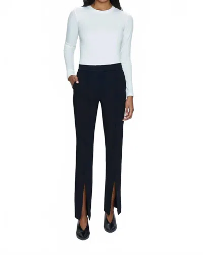 PISTOLA DIANA FRONT SLIT TROUSER IN BLACK