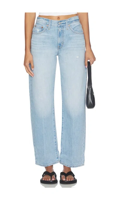 Pistola Donny Rolled Hem Boyfriend Jeans In Blue