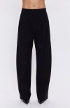 Pistola Eden Barrel Leg Pants In Black