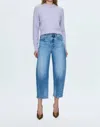 Pistola Eli High Rise Arched Leg Jeans In Rhythm Vintage In Blue