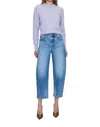 Pistola Eli High Rise Arched Leg Jeans In Rhythm Vintage In Blue