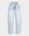 Pistola Eli High-rise Arched-leg Jeans In Sun-kissed