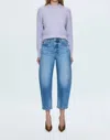 Pistola Eli High Rise Arched Leg Jeans In Rhythm Vintage In Blue