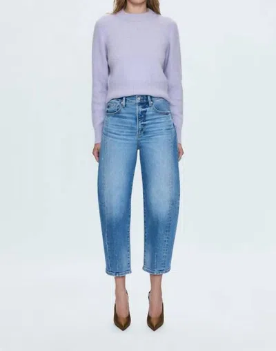 Pistola Eli High Rise Barrel Jean In Rythem Vintage In Blue