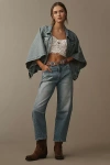 Pistola Bri High-rise Ankle Straight-leg Jeans In Blue
