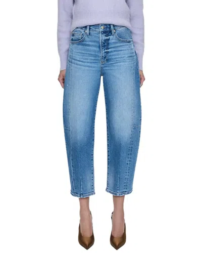 Pistola Eli High Rise Arched Leg Jeans In Rhythm Vintage In Blue