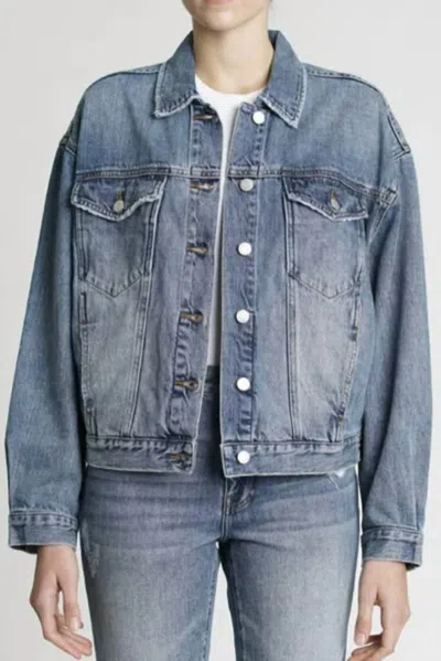 Pistola Elsa Denim Jacket In Antidote In Blue