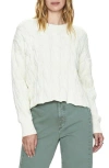 Pistola Eva Cable Stitch Sweater In Ecru Cable