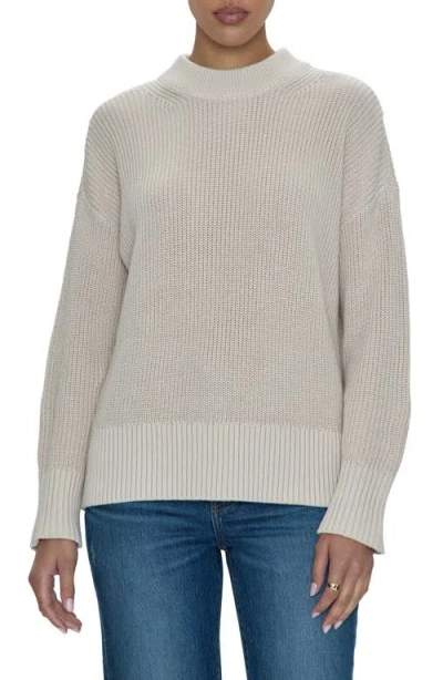 Pistola Eve Cotton Mock Neck Sweater In Dove