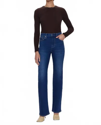 Pistola Evie High Rise Slim Bootcut Jeans In Penthouse In Blue