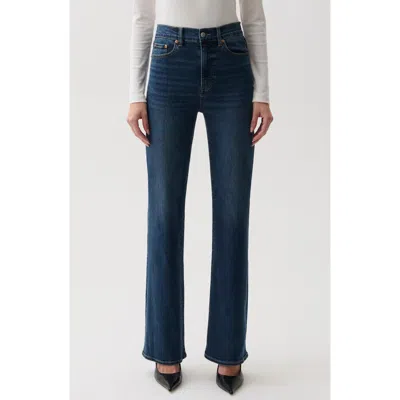 Pistola Evie High Waist Slim Bootcut Jeans In Blue