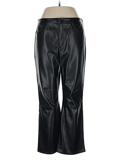 Pre-owned Pistola Faux Leather Pants In Black