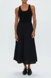 Pistola Faye Tank Dress In Noir