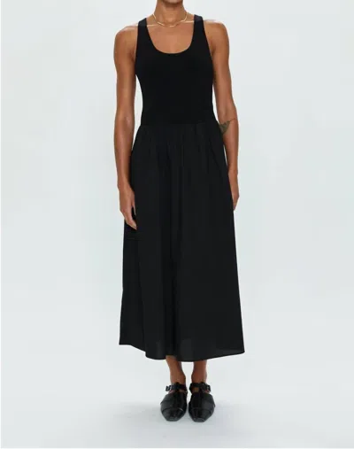 Pistola Faye Tank Midi Dress In Black