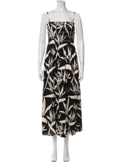 Pre-owned Pistola Floral Print Midi Length Dress