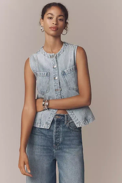 Pistola Gia Fitted Denim Vest Top
