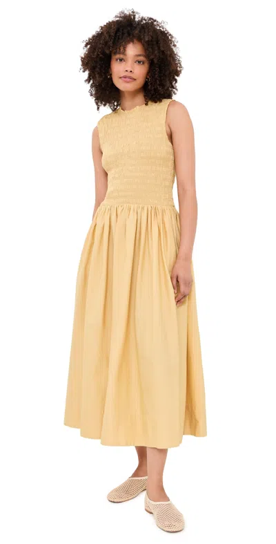 Pistola Gladys Dress Light Turmeric In Brown