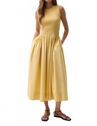 Pistola Gladys Maxi Dress In Light Tumeric In Yellow
