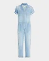 Pistola Grover Denim Field Suit In Disoriented