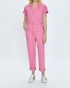 Pistola Grover Short Sleeve Field Suit In Flamingo