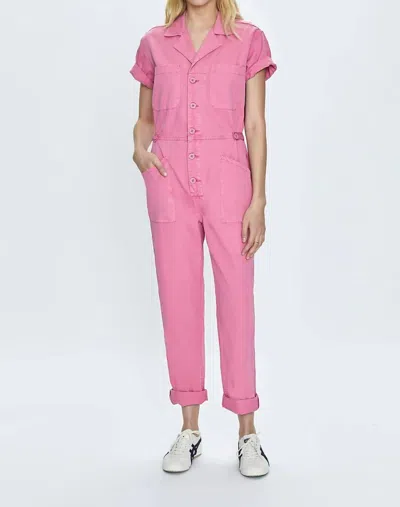 Pistola Grover Short Sleeve Field Suit In Flamingo