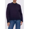 Pistola Hanna Heart Jacquard Crewneck Sweater In Blue