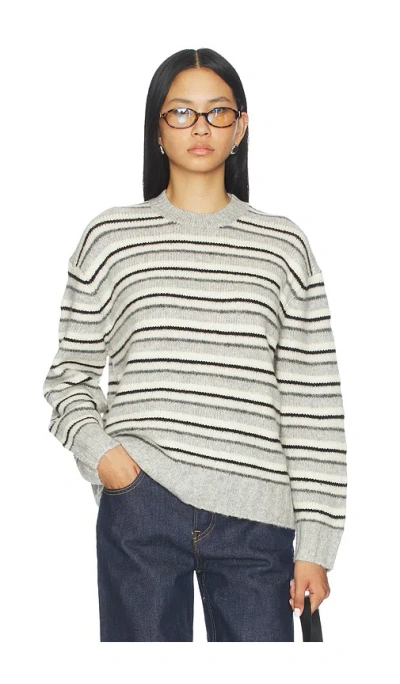 Pistola Hanna Variegated Stripe Sweater In White