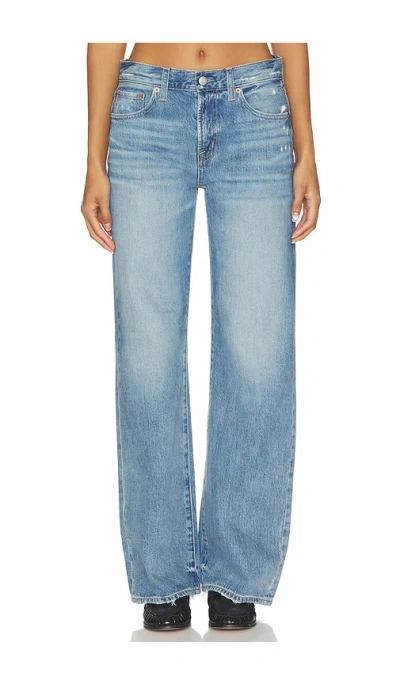Pistola Harlowe Relaxed Baggy Jeans In Blue