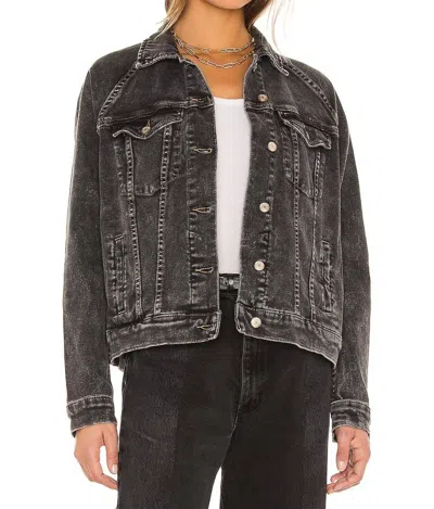 Pistola Hayden Raglan Sleeve Denim Jacket In Nightcap In Multi