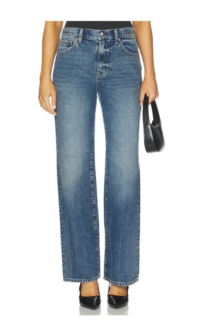 Pistola Hendrix High Rise Baggy Jeans In Blue