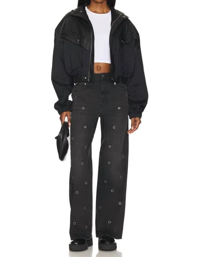 Pistola Hendrix High Rise Baggy Jeans In Glamour