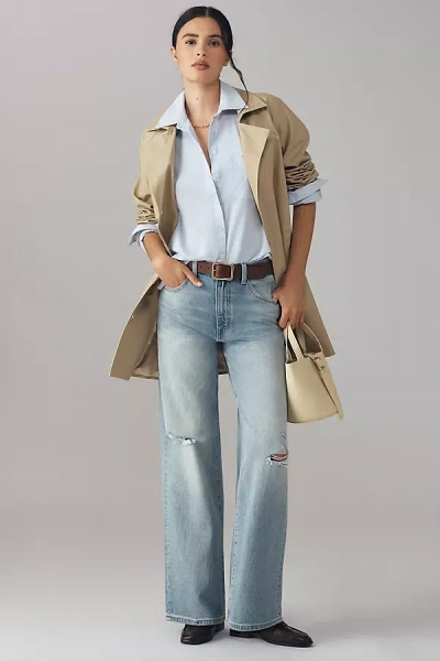 Pistola Hendrix High-rise Wide-leg Jeans In Blue
