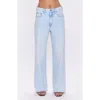 Pistola Hendrix High Rise Baggy In Waterfall In Blue