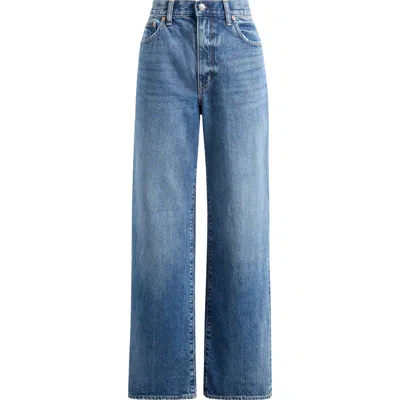 Pistola Hendrix High Waist Wide Leg Jeans In Blue